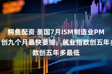 鳄鱼配资 美国7月ISM制造业PMI 48，创九个月最快萎缩，就业指数创五年多最低