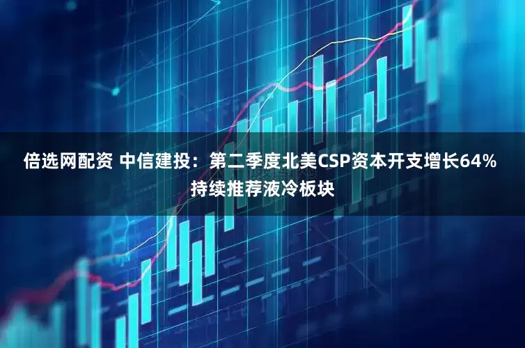 倍选网配资 中信建投：第二季度北美CSP资本开支增长64% 持续推荐液冷板块