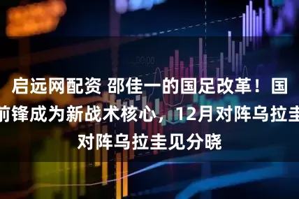 启远网配资 邵佳一的国足改革！国足三大前锋成为新战术核心，12月对阵乌拉圭见分晓